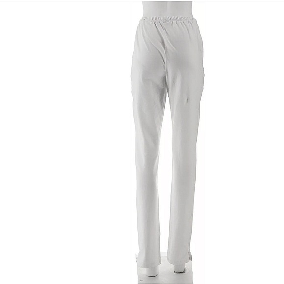 Women with Control Tall Convertible Pants Zipper White - Picture 2 of 10
